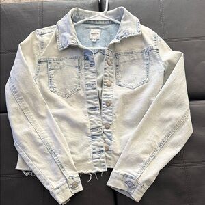 Kensie Faded Blue Denim Jacket